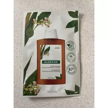Балансирующий шампунь против перхоти с галангалом в пакетике 7 мл, Klorane