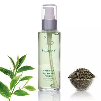 Балансирующий тоник для лица с зеленым чаем Pulanna