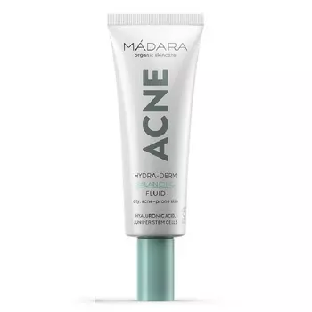 Балансирующий увлажняющий крем для лица acne hydra-derm balancing fluid Madara, 40 мл