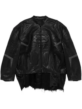 Balenciaga байкерская куртка, черный