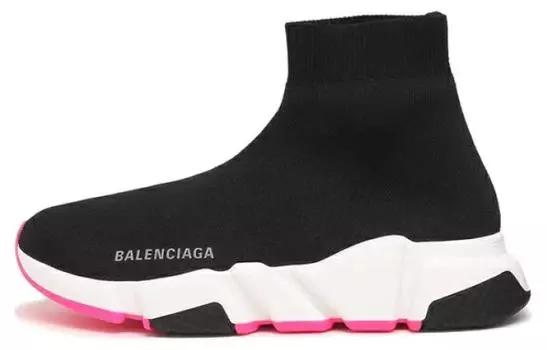 Кроссовки женские Balenciaga Speed Lifestyle, черный / розовый