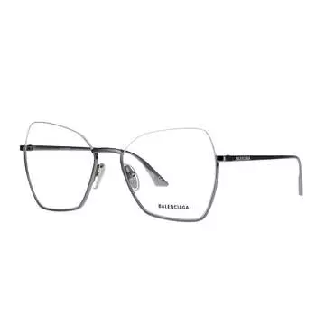 Balenciaga BB 0142O 001 женские квадратные очки 55 мм, серый