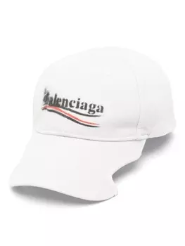 Balenciaga бейсболка Political Campaign, белый