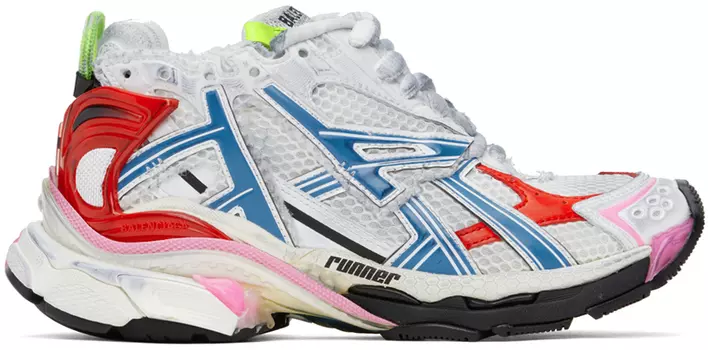 Balenciaga Белые кроссовки для бега