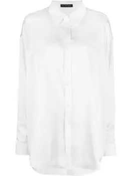 Balenciaga блузка Fluid, белый