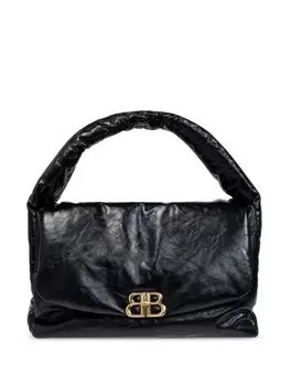 Большая сумка через плечо Balenciaga Monaco, черный