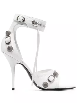 Balenciaga босоножки Cagole 110, белый