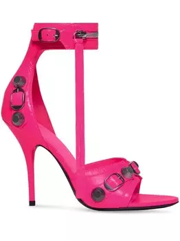 Balenciaga босоножки Cagole 110 на шпильке, розовый