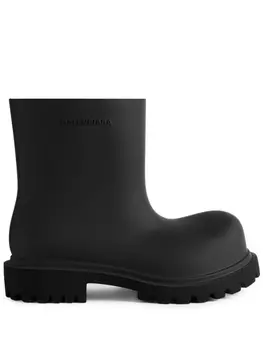Balenciaga ботинки Steroid с тисненым логотипом, черный