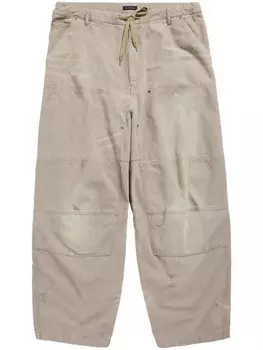 Balenciaga брюки Double Knee, нейтральный цвет
