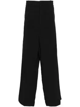 Balenciaga брюки широкого кроя, черный