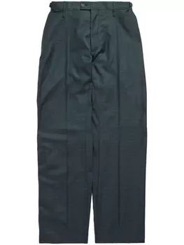 Balenciaga брюки Skater строгого кроя, зеленый
