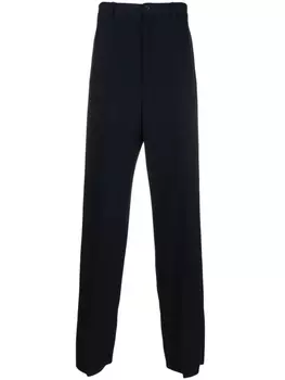 Balenciaga брюки строгого кроя, синий