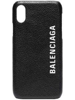 Balenciaga чехол Cash для iPhone X, черный