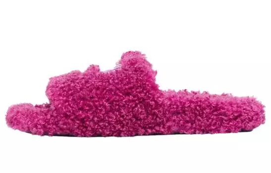 Шлепанцы женские Balenciaga Cities Paris, розовый