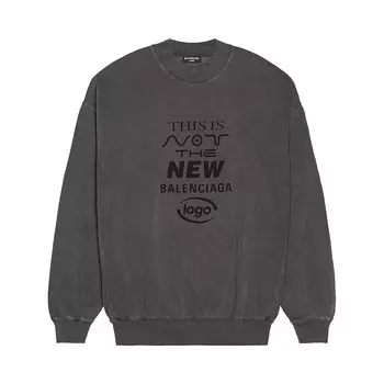 Balenciaga Crewneck Черный/Черный