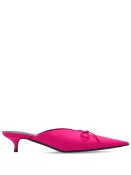 Balenciaga деталь носа 40 мм мюли, розовый