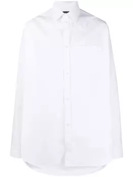 Balenciaga длинная рубашка Cocoon, белый