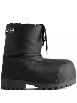 Balenciaga дутые ботинки Alaska, черный