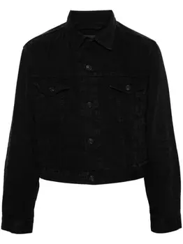 Balenciaga джинсовая куртка, черный