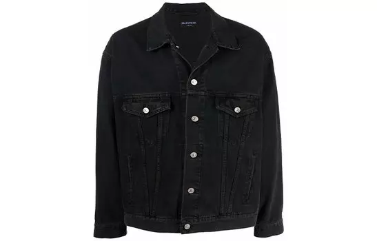 Balenciaga Джинсовая куртка унисекс черная