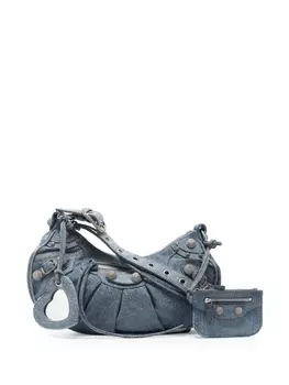Balenciaga джинсовая сумка на плечо Le Cagole, синий