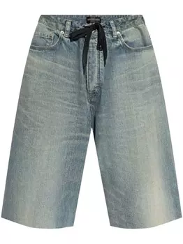 Balenciaga джинсовые шорты-бермуды, синий