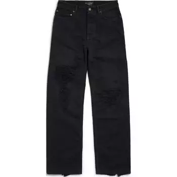 Balenciaga Джинсы FW24 Regular Fit унисекс, черные