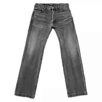 Balenciaga Джинсы SS22 Regular Fit унисекс серо-черные
