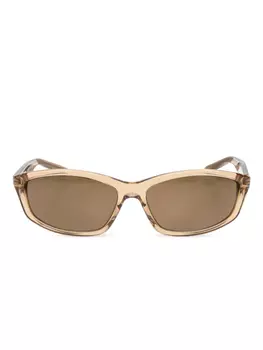 Balenciaga Eyewear logo-print солнцезащитные очки, нейтральный