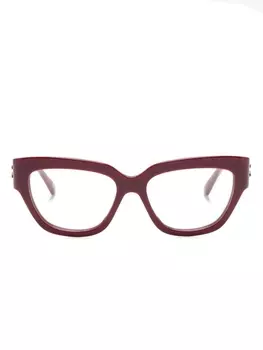 Balenciaga Eyewear очки с монограммой, красный