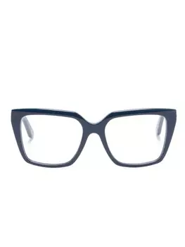 Balenciaga Eyewear очки трапециевидной формы, синий