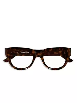 Balenciaga Eyewear очки в круглой оправе, коричневый