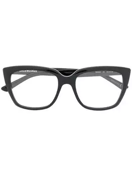Balenciaga Eyewear очки в квадратной оправе, черный