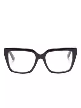 Balenciaga Eyewear очки в квадратной оправе, фиолетовый