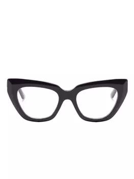 Balenciaga Eyewear очки в оправе 'кошачий глаз' с логотипом, фиолетовый