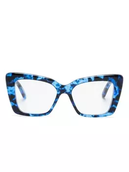 Balenciaga Eyewear очки в оправе 'кошачий глаз', синий