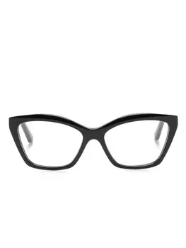 Balenciaga Eyewear очки в оправе 'кошачий глаз', черный