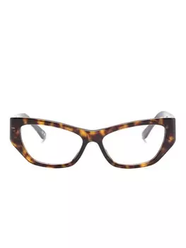 Balenciaga Eyewear очки в оправе 'кошачий глаз', коричневый