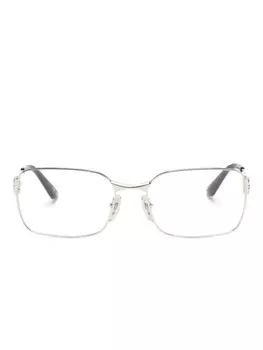 Balenciaga Eyewear очки в прямоугольной оправе, серебряный