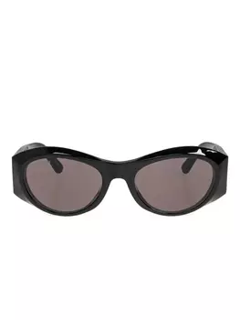Balenciaga Eyewear Signa солнцезащитные очки, черный