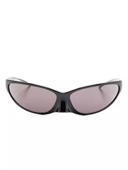 Balenciaga Eyewear солнцезащитные очки 4G Cat, черный