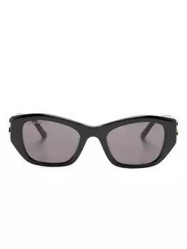 Balenciaga Eyewear солнцезащитные очки BB0311SK в прямоугольной оправе, черный