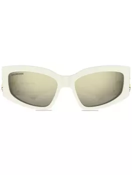 Balenciaga Eyewear солнцезащитные очки Bossy Cat, белый