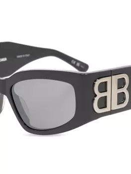 Balenciaga Eyewear солнцезащитные очки Bossy «кошачий глаз», черный