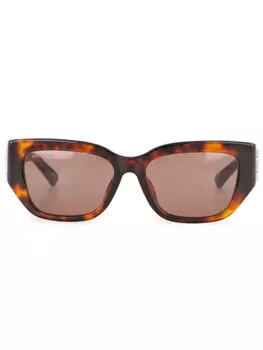 Balenciaga Eyewear солнцезащитные очки Bossy Square, коричневый