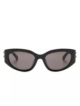 Balenciaga Eyewear солнцезащитные очки Bossy в круглой оправе, черный
