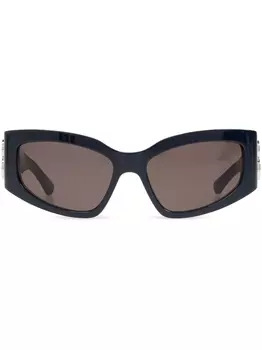 Balenciaga Eyewear солнцезащитные очки Bossy в оправе 'кошачий глаз', черный