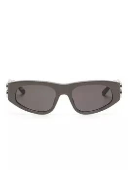 Balenciaga Eyewear солнцезащитные очки Dynasty в D-образной оправе, коричневый