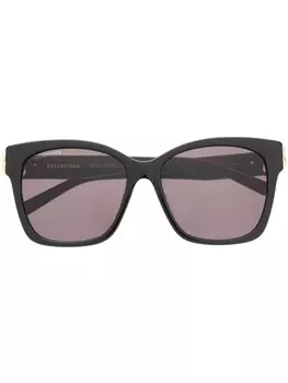 Balenciaga Eyewear солнцезащитные очки Dynasty в квадратной оправе, черный